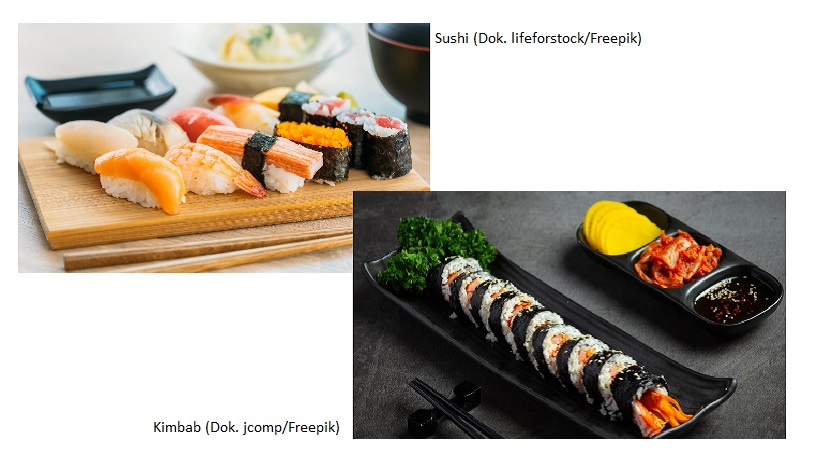 Kimbab dan Sushi, Mana Lebih Enak Makanan Korea atau Jepang?